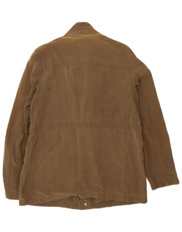 Zara Veste utilitaire surdimensionnée pour femme UK 6 XS Kaki