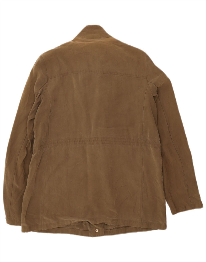 Zara Veste utilitaire surdimensionnée pour femme UK 6 XS Kaki