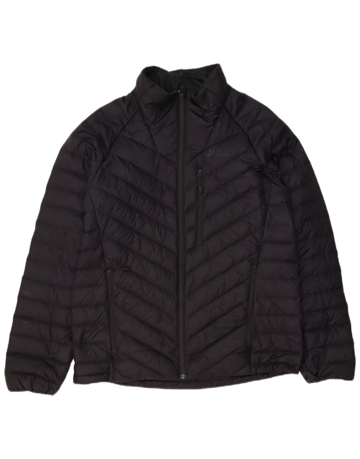 Jack Wolfskin Veste matelassée pour homme UK 42 XL Noir Polyester