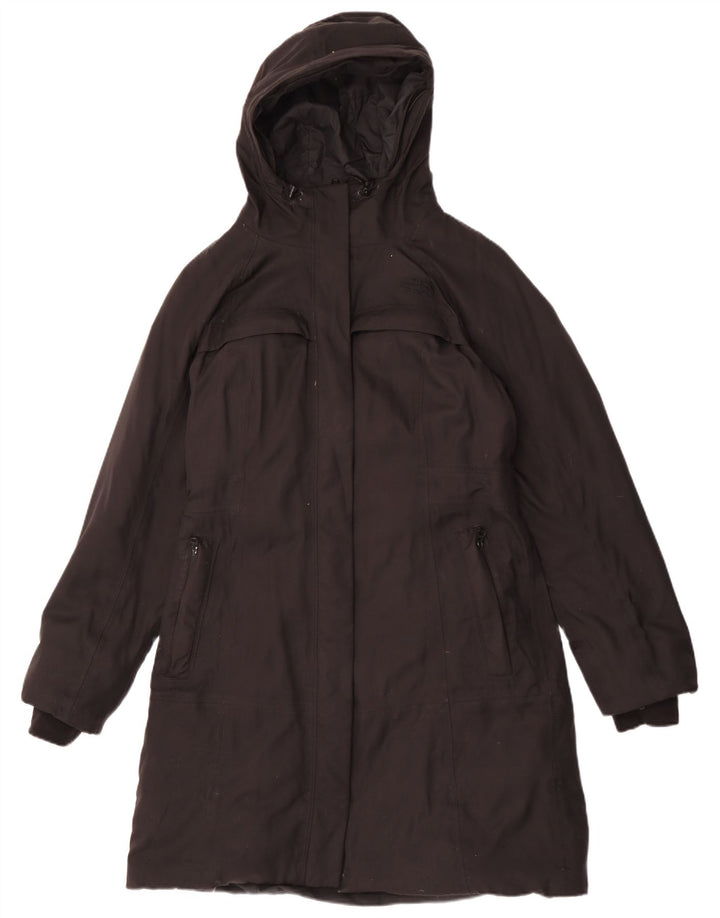 The North Face Manteau rembourré à capuche pour femme UK 14 Medium Black Nylon