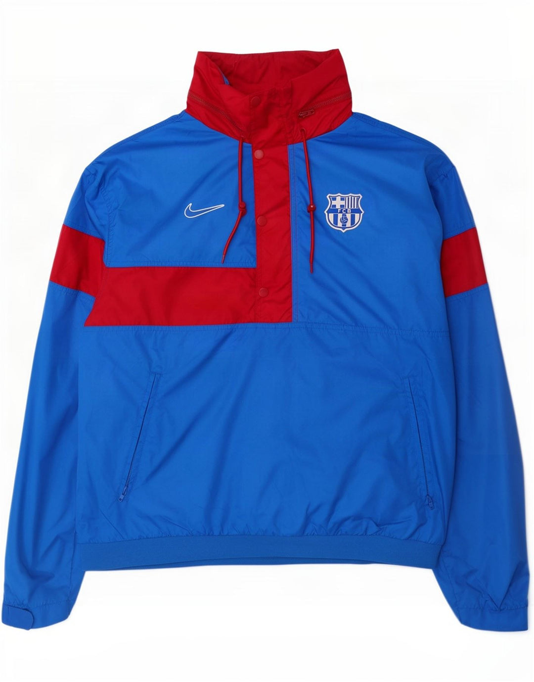 Veste de survêtement Nike Barcelona Graphic pour homme, bleu moyen, color block