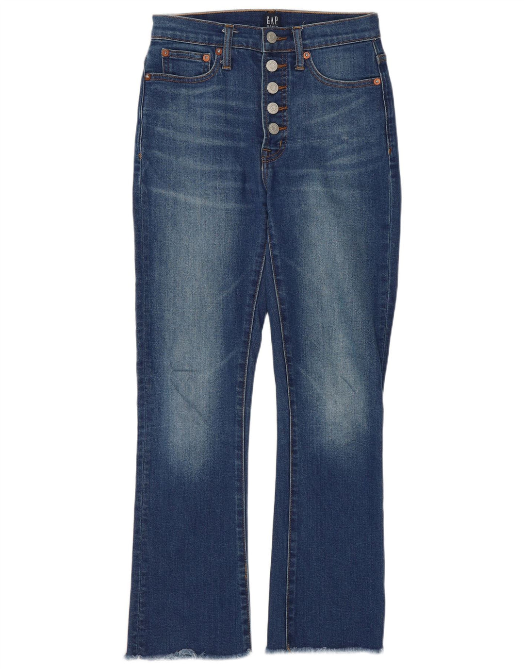 Gap Jean Court Femme IT 42/44 Moyen W28 L26 Bleu Coton