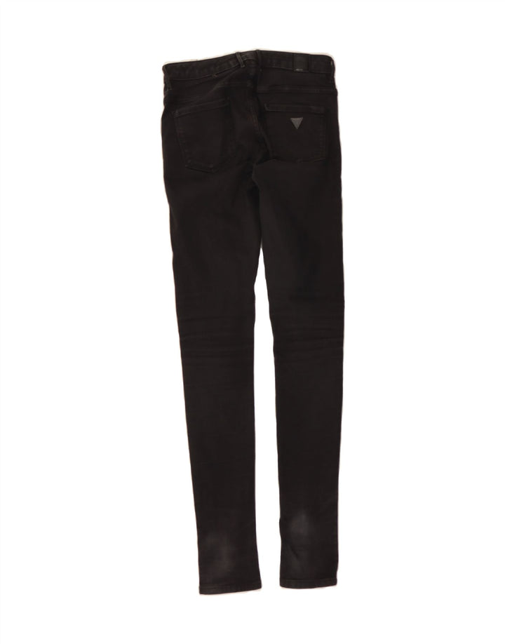 GUESS Womens Skinny Jeans Small Black Cotton Vintage Guess and Second-Hand Guess from Messina Hembry 