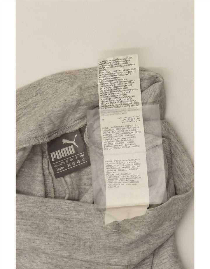 Puma Legging graphique pour femme UK 12 Gris moyen Coton