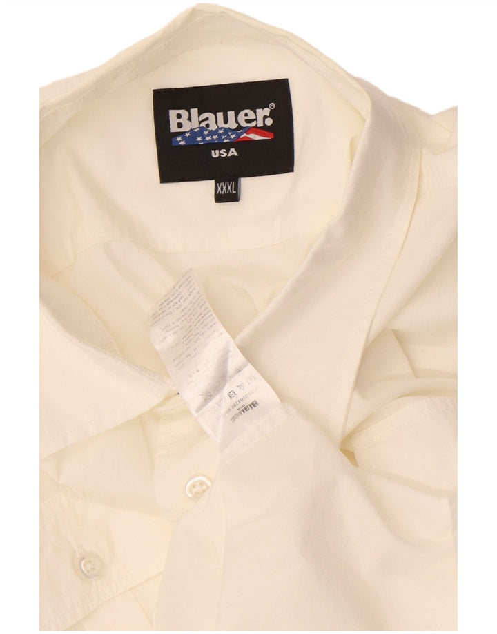 Blauer Chemise Homme 3XL Blanc Coton