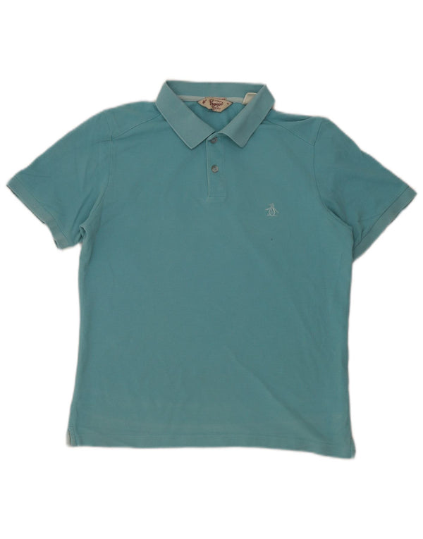 PENGUIN Polo Homme Turquoise Moyen