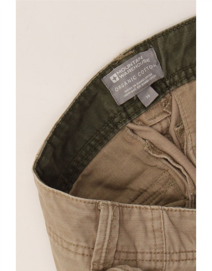 MOUNTAIN WAREHOUSE Short Cargo Homme W38 XL Coton Beige