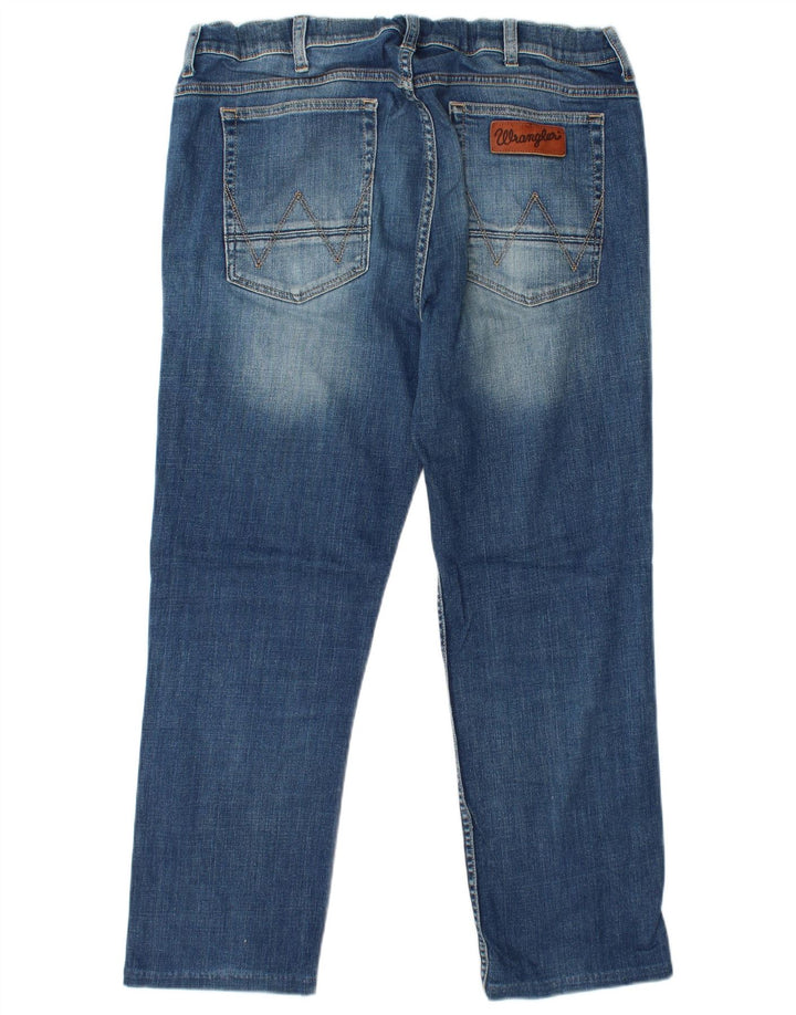 WRANGLER Jean Droit Greensboro W36 L27 Homme Bleu Coton