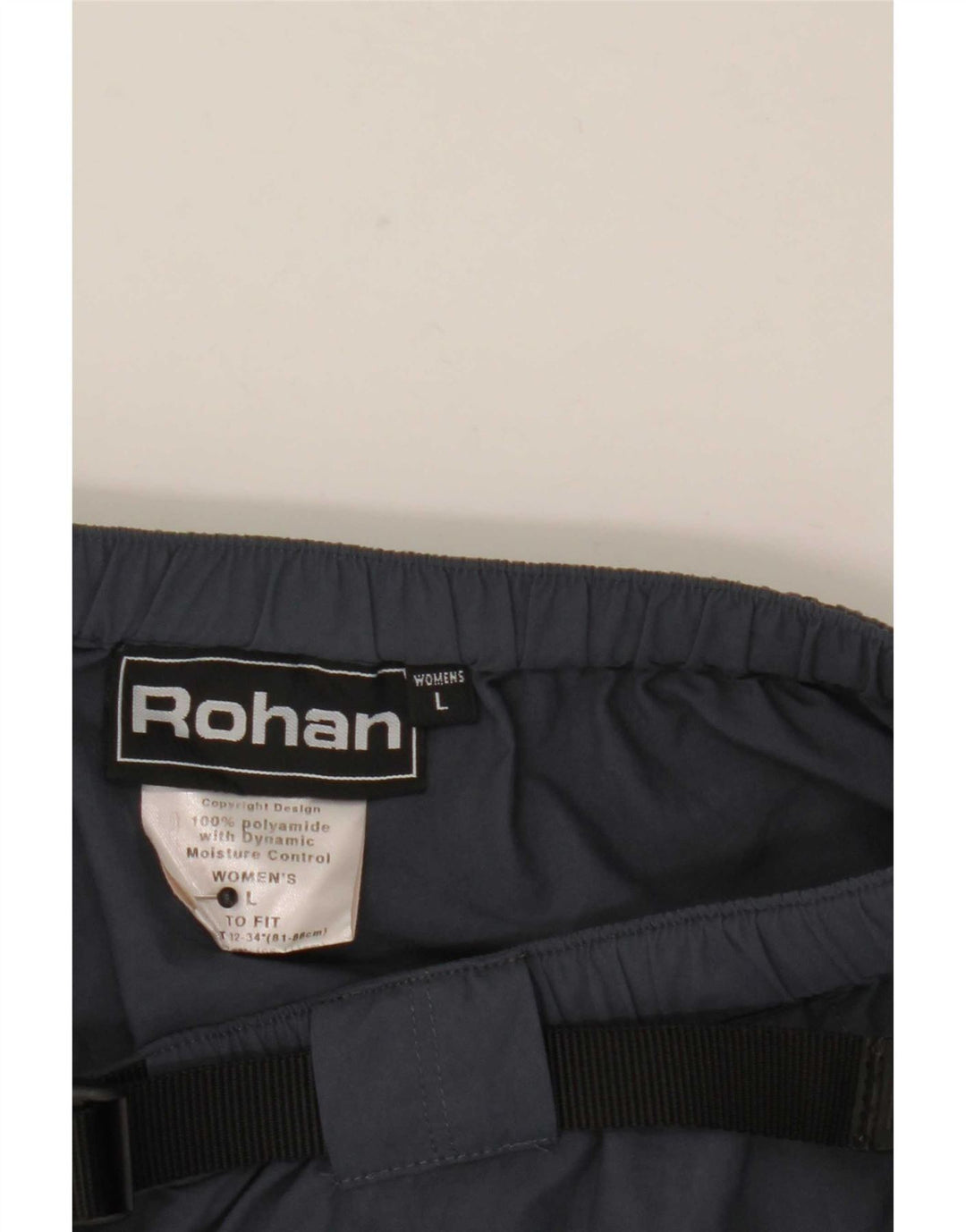 Rohan Pantalon de randonnée femme Large W32 L31 Gris Polyamide