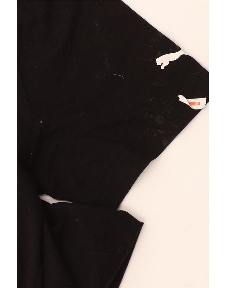 Puma Tee-Shirt Graphic Homme Noir Moyen Colourblock