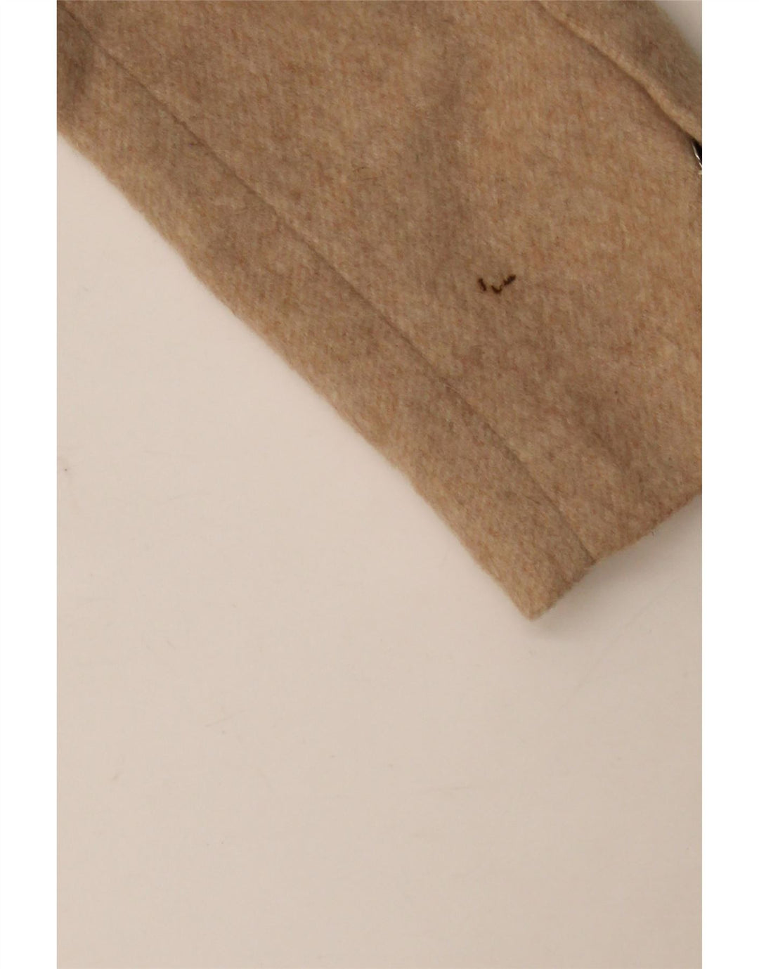 Zara Femme Pardessus UK 10 Petite Laine Beige
