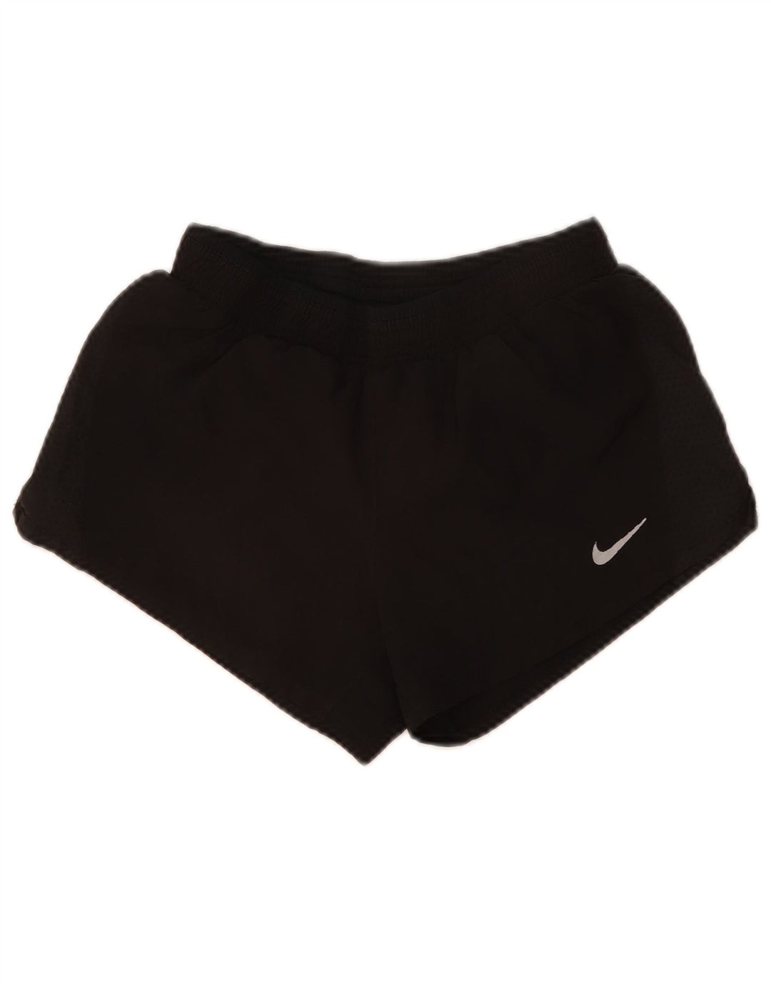 Nike Short de sport Dri Fit pour femme UK 10 Petit Noir Polyester