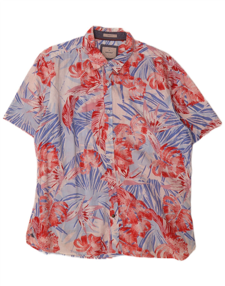 Chemise à manches courtes homme White Stuff XL multicolore floral hawaïen