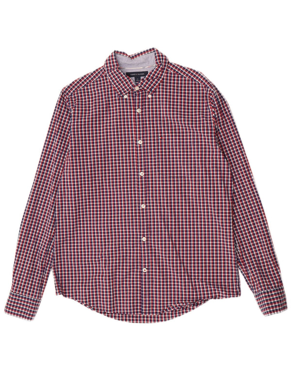 Tommy Hilfiger Chemise Slim Fit Homme Coton à Carreaux Multicolore Moyen