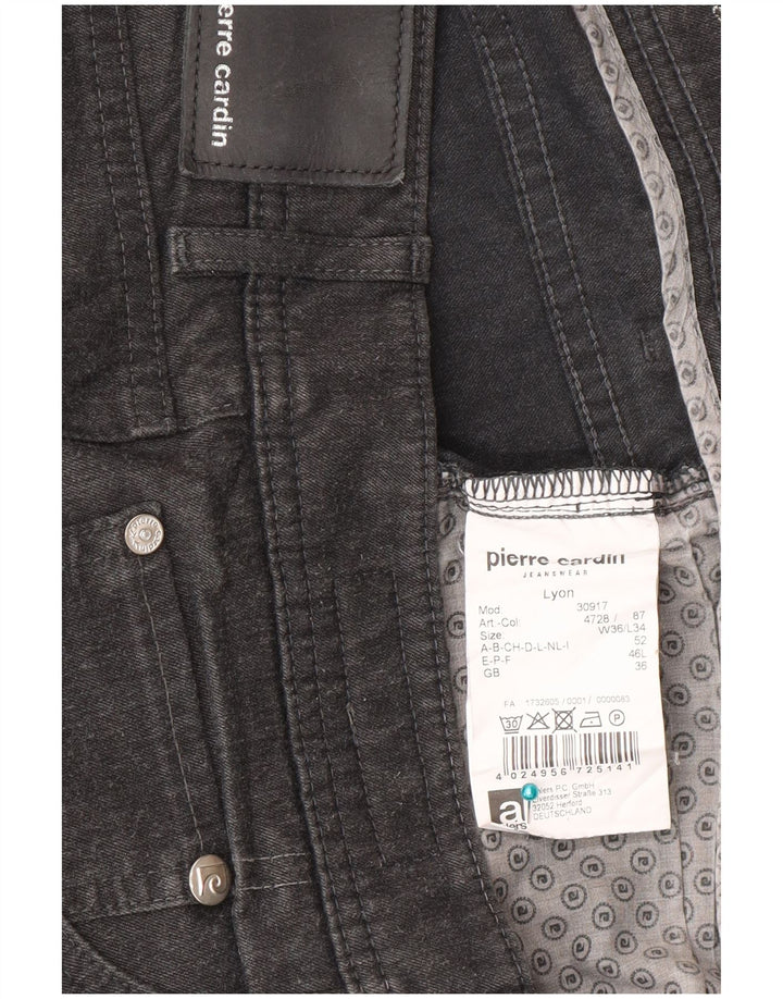 Pierre Cardin Jean droit homme W36 L34 gris polyester
