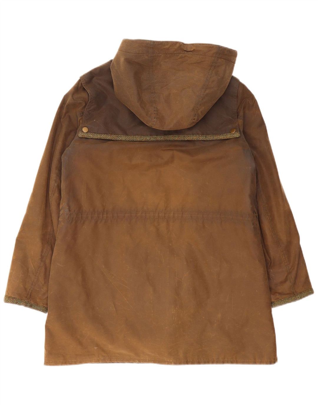 Barbour Veste à capuche en coton ciré pour femme UK 12 Coton marron moyen