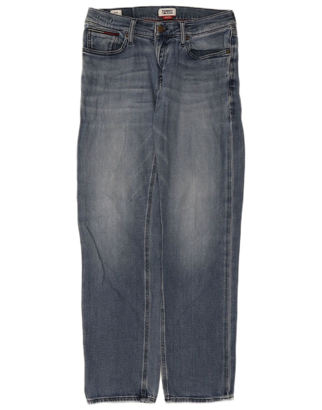 Tommy Hilfiger Jean Slim Homme W30 L32 Bleu Coton