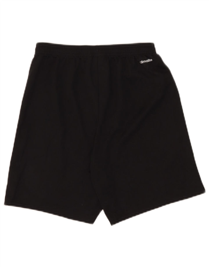 Short de sport Adidas Garçon Climalite Graphic 13-14 ans Noir Polyester