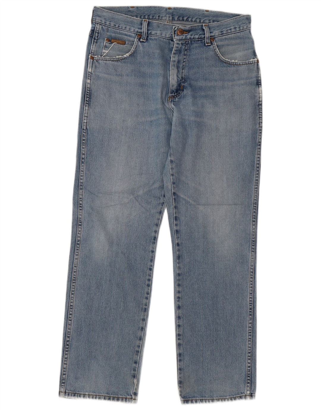 Wrangler Jean droit homme W33 L30 bleu coton