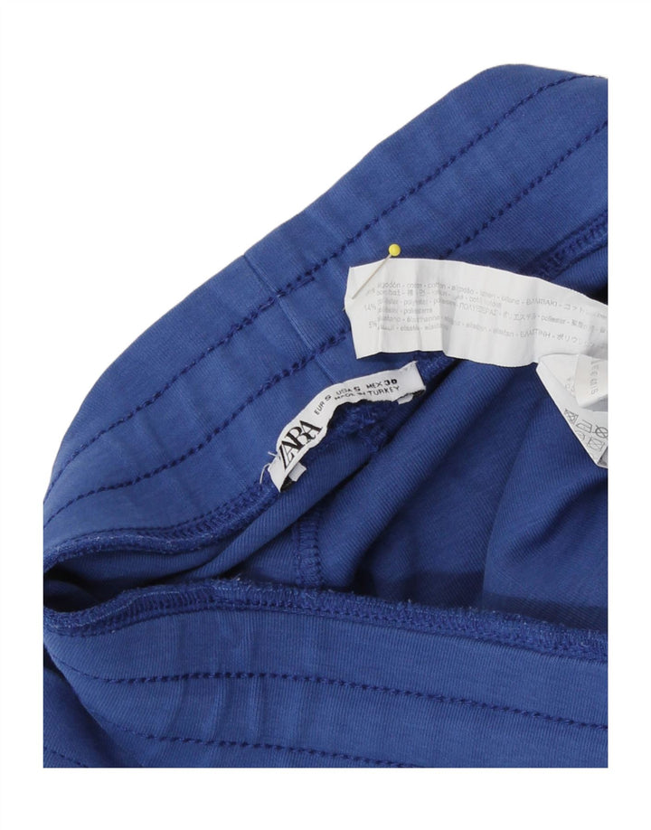 Zara Short Sport Homme Petit Bleu Coton