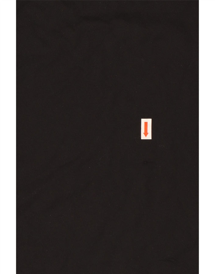 Adidas Hommes Climalite Haut À Manches Longues Grand Noir Polyester