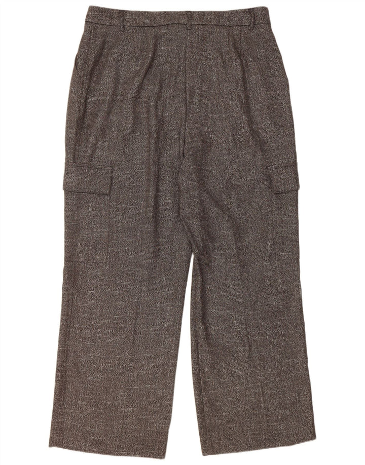 MINT VELVET Pantalon Cargo Cheville Femme XL W36 L30 Gris Moucheté Polyester