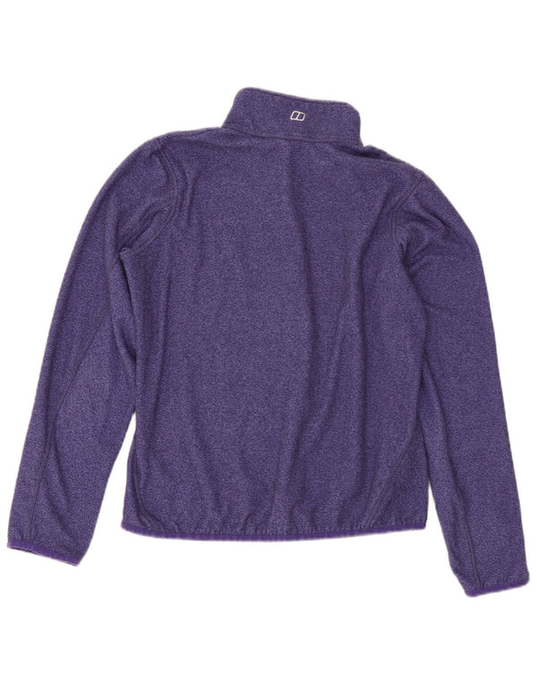 Berghaus Pull polaire à col zippé pour femme UK 10 Small Violet Polyester