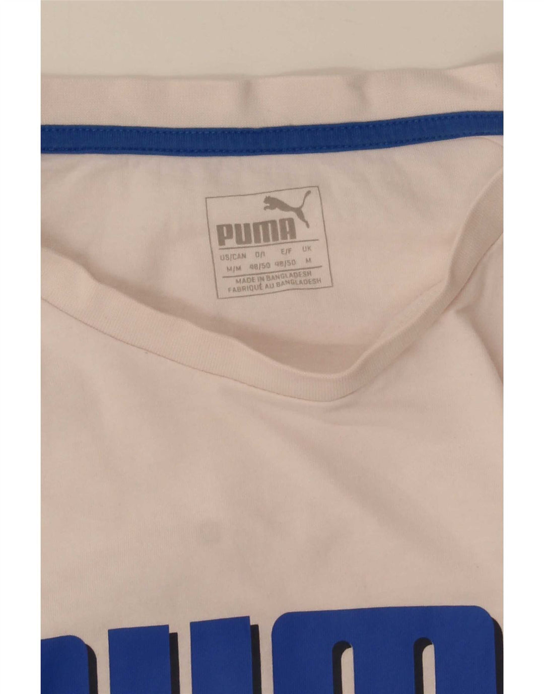 Puma Tee-Shirt Graphic Homme Blanc Moyen