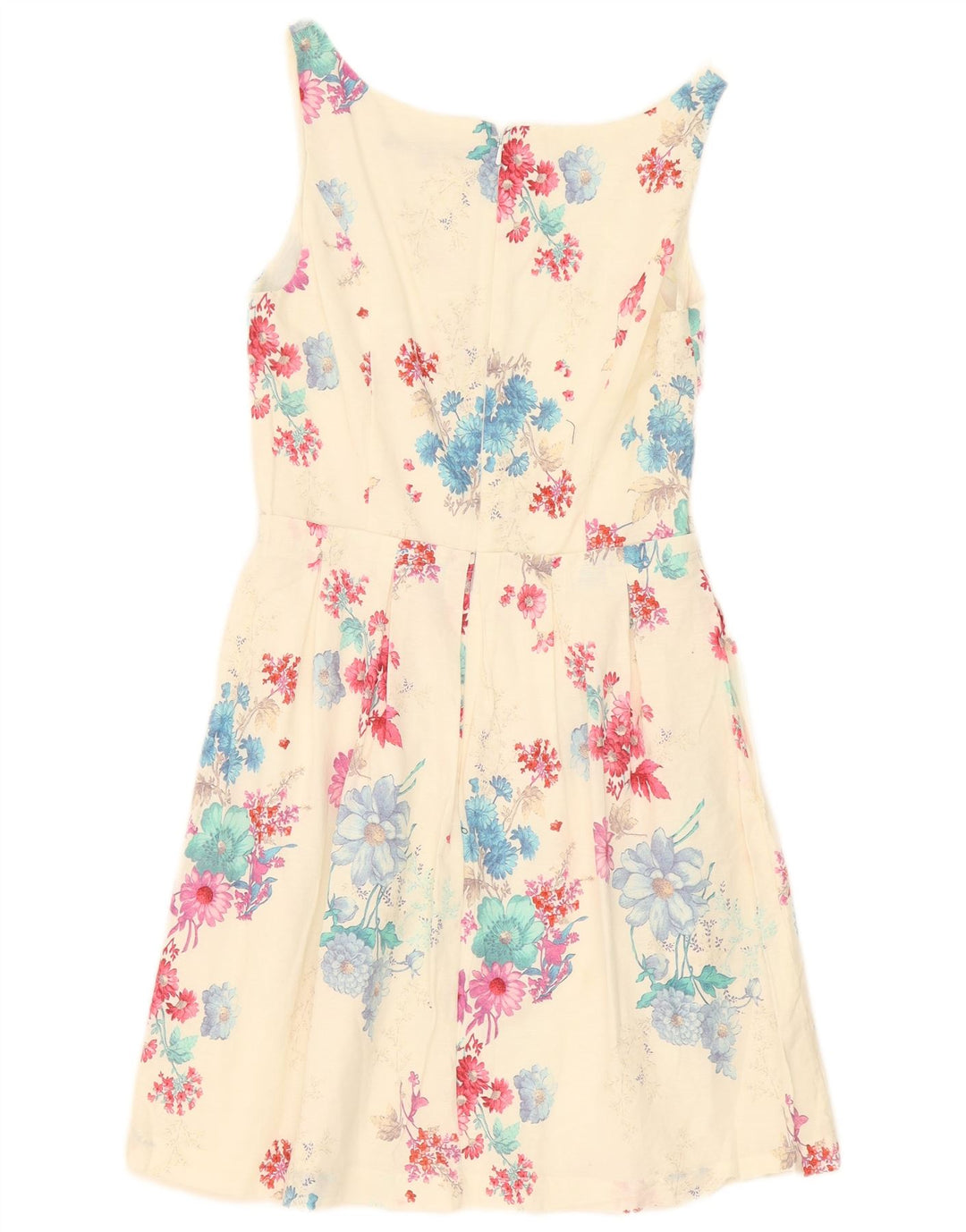 French Connection Robe trapèze pour femme UK 42 Medium Blanc cassé Floral
