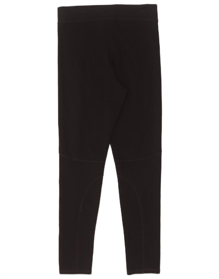 Zara Femme Leggings UK 8 Petit Noir Polyamide