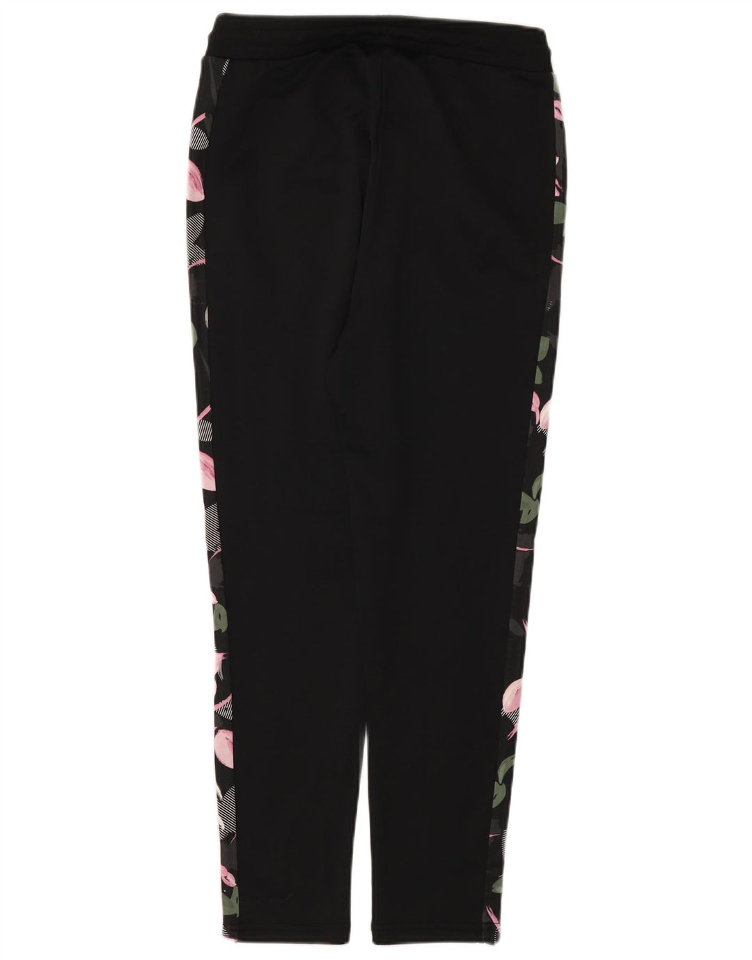 Puma Pantalon de survêtement pour femme UK 10 Small Noir Floral Polyester