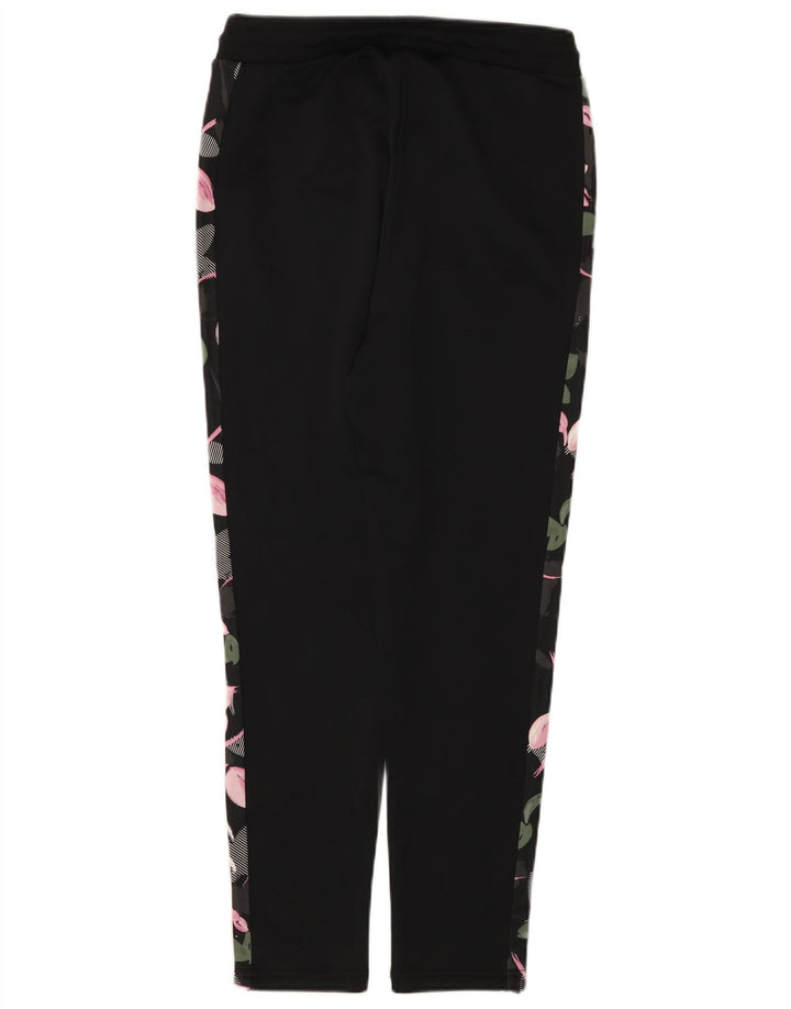 Puma Pantalon de survêtement pour femme UK 10 Small Noir Floral Polyester