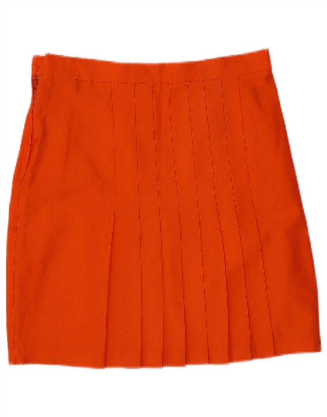 I GABBIANI Jupe Plissée Femme IT 44 Medium W28 Orange