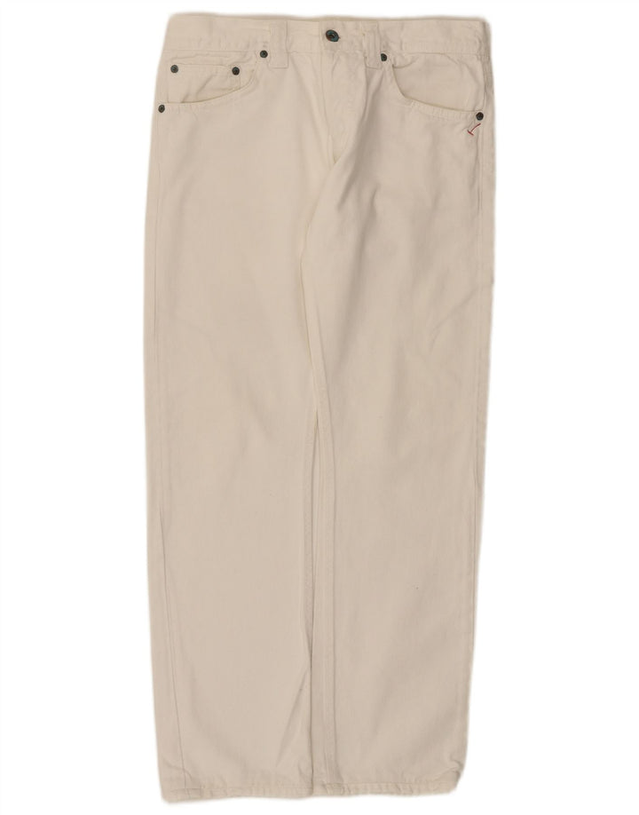 Dondup Jean droit femme W32 L29 coton blanc