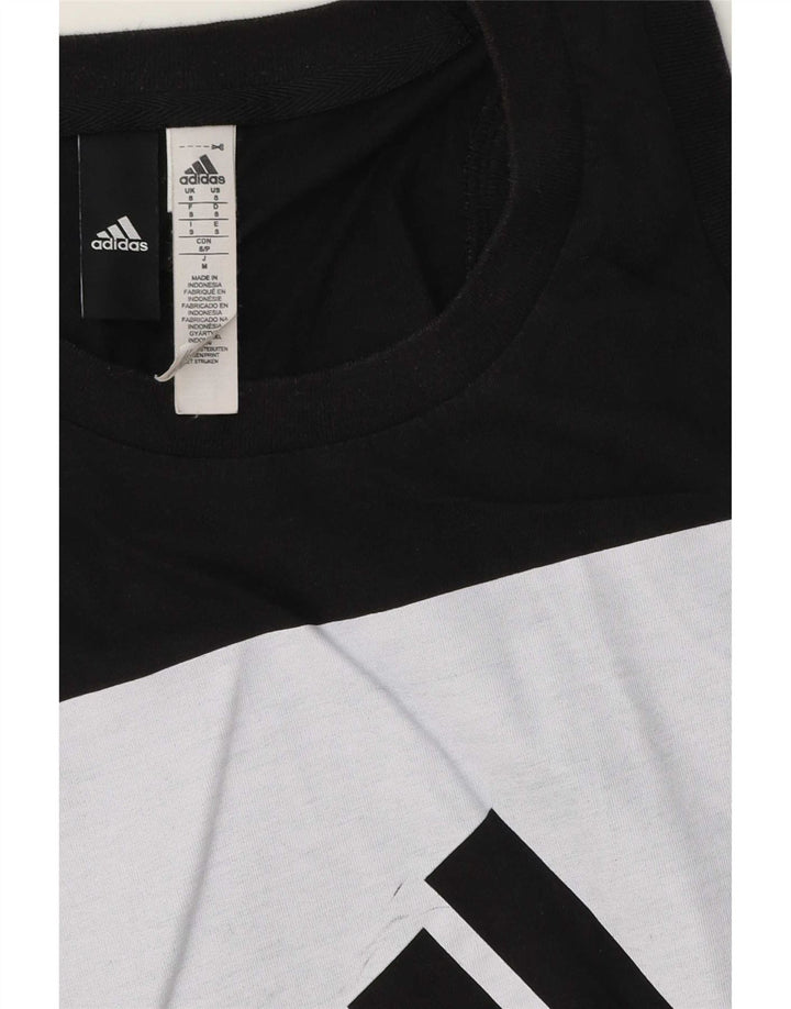 Adidas Débardeur graphique pour homme Petit coton noir