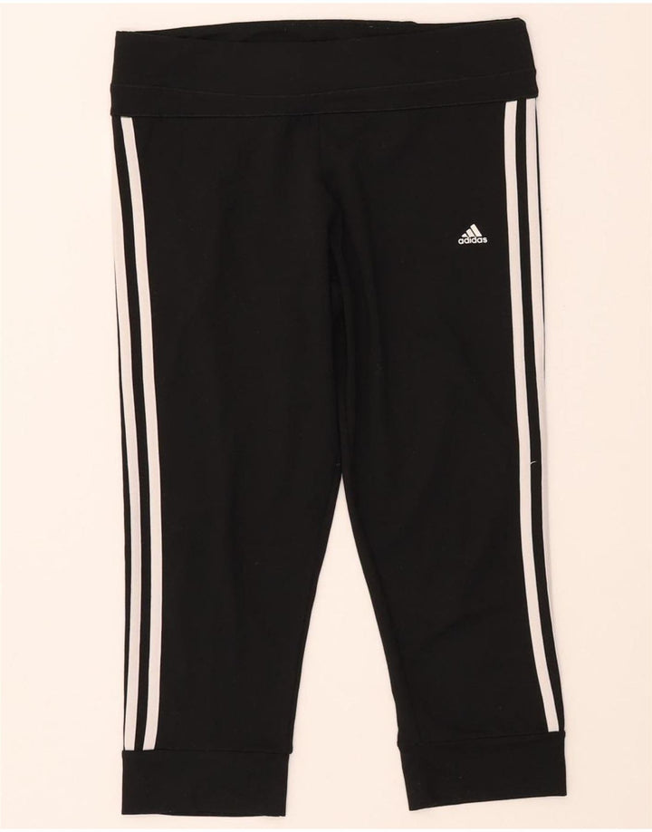 ADIDAS Pantalon de survêtement Climalite pour femme UK 12/14 Noir moyen
