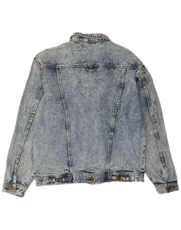 VINTAGE Veste en jean homme UK 42 XL Bleu