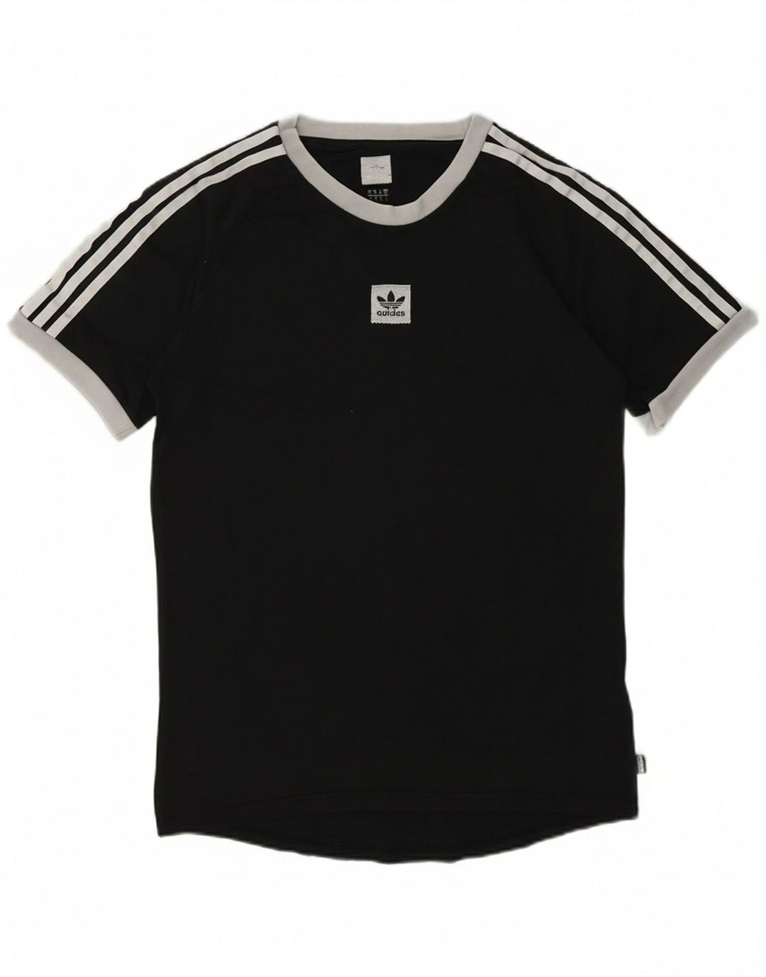 ADIDAS Mens Graphic T-Shirt Top Small Black Cotton