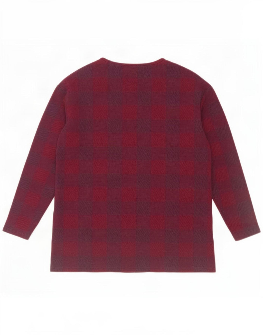 Marks & Spencer Haut à manches longues pour femme UK 44 Grand carreaux violets Polyester