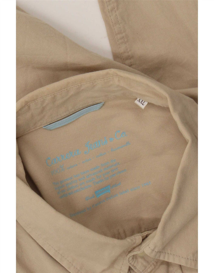 Carrera Chemise Homme 2XL Coton Beige