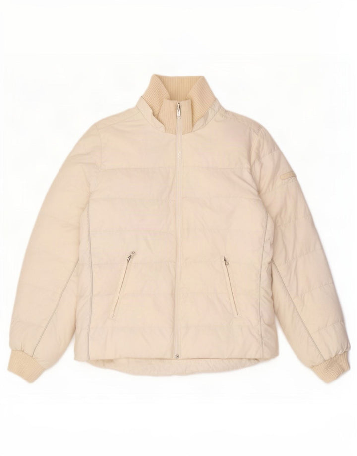 Champion Veste matelassée pour femme UK 10 Small White Polyamide