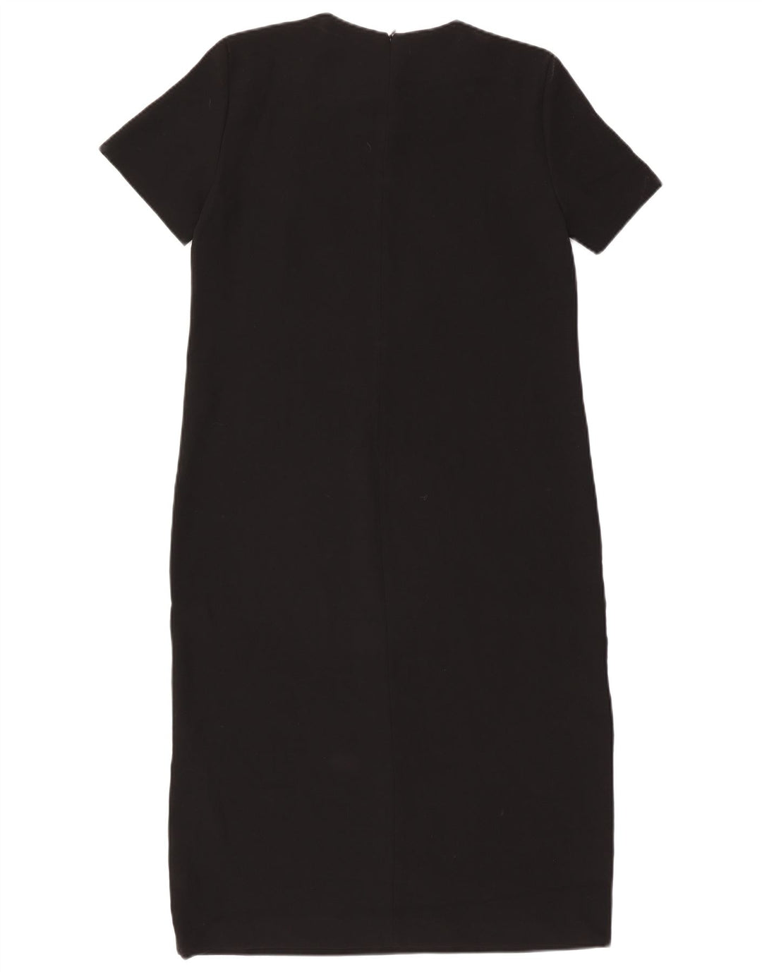 Zara Robe fourreau pour femme UK 44 Large Noir Polyester