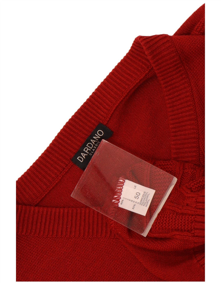 Dardano Débardeur Homme IT 50 Coton Rouge Moyen
