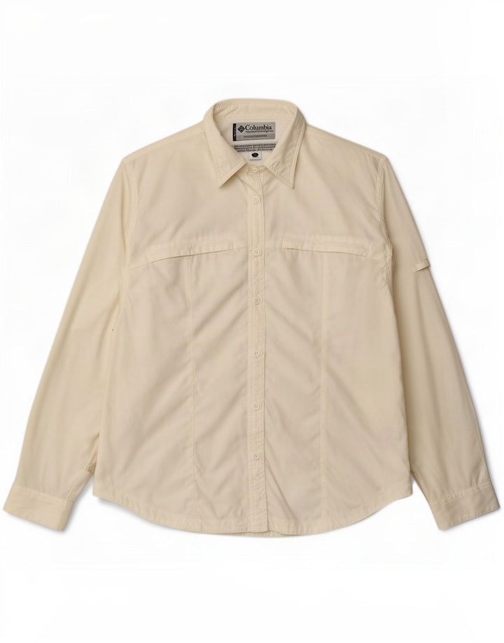 Columbia Chemise Femme UK 16 Large Blanc Nylon