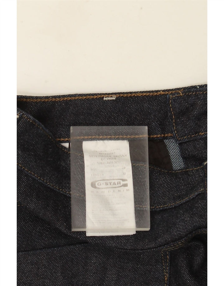 G-Star Femme Short En Jean W29 Bleu Marine Moyen Coton