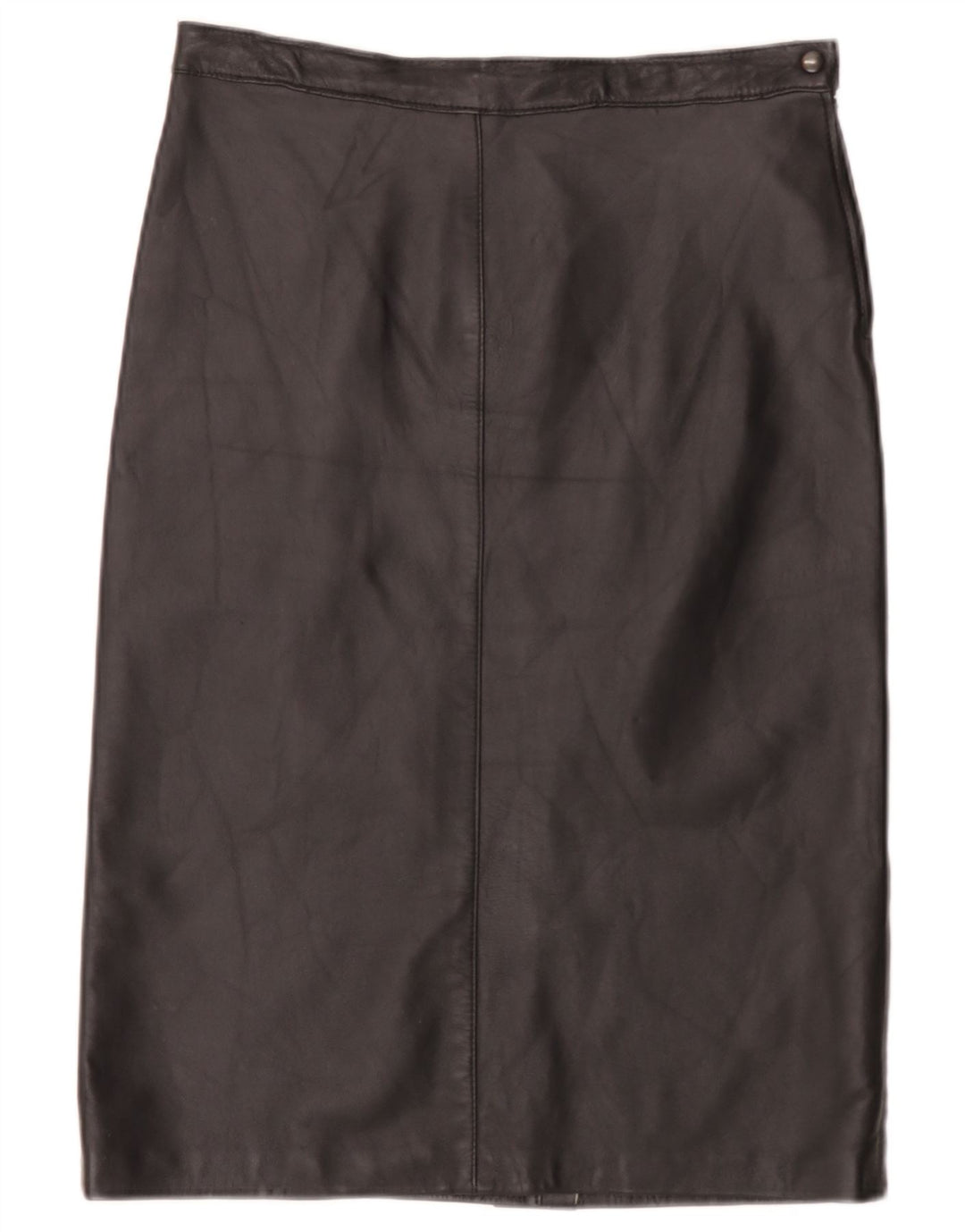 jupe en cuir femme vintage W30 Noir moyen