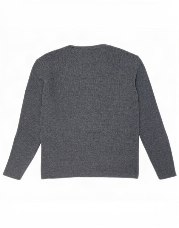 Zara Womens Blouse Top UK 10 Petit Bleu Moucheté