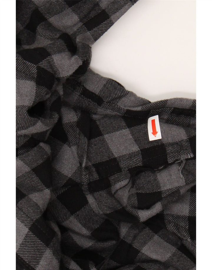 IZOD Chemise en Flanelle Homme 2XL Gris à Carreaux