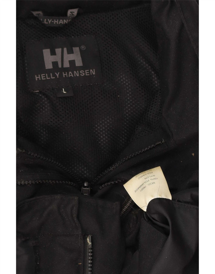 Helly Hansen Veste coupe-vent coupe ample pour homme UK 40 Large Noir Polyester
