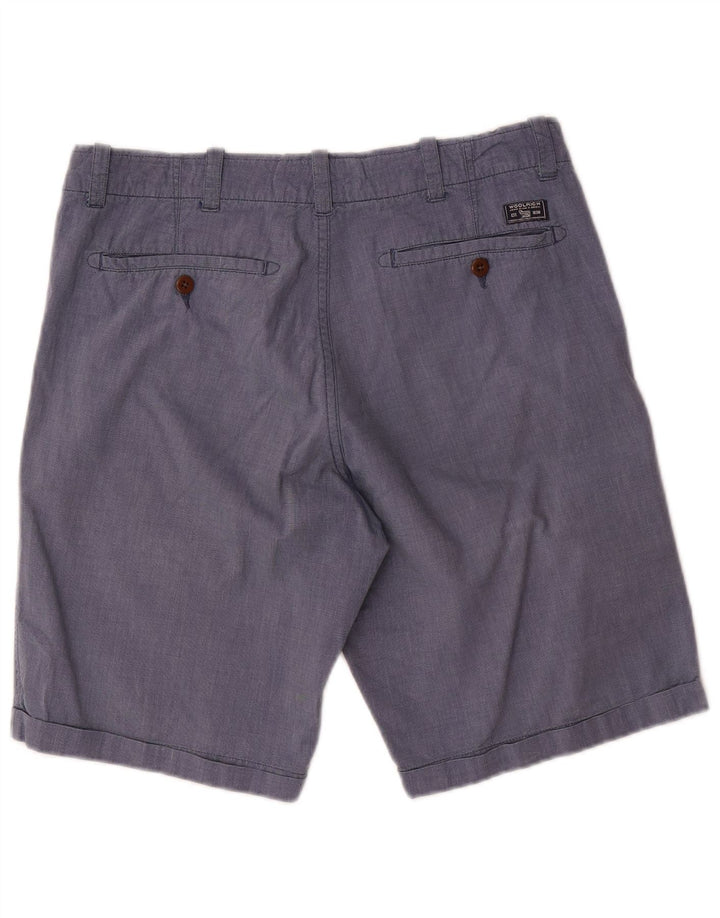 Woolrich Short Chino Homme W31 Bleu Moyen Coton